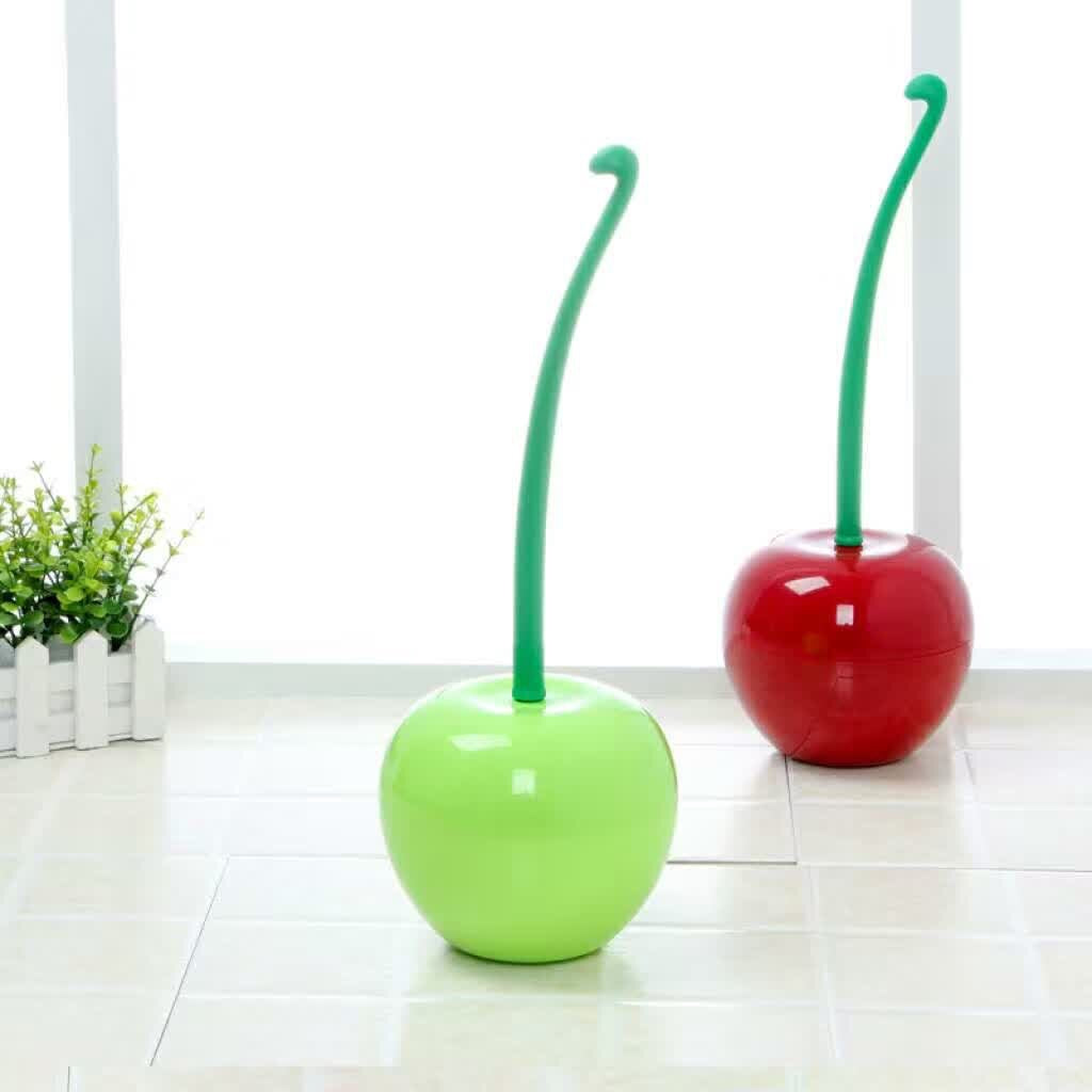 Cherry-Shaped Toilet Brush